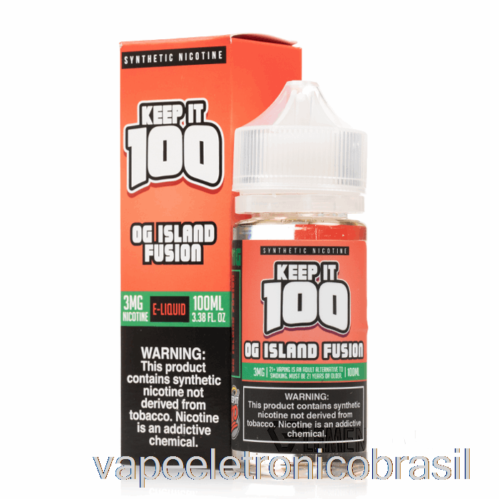 Vape Vaporesso Fusion - Keep It 100 E-líquido - 100ml 3mg